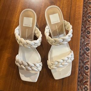 White Dolce Vita Paily Heels